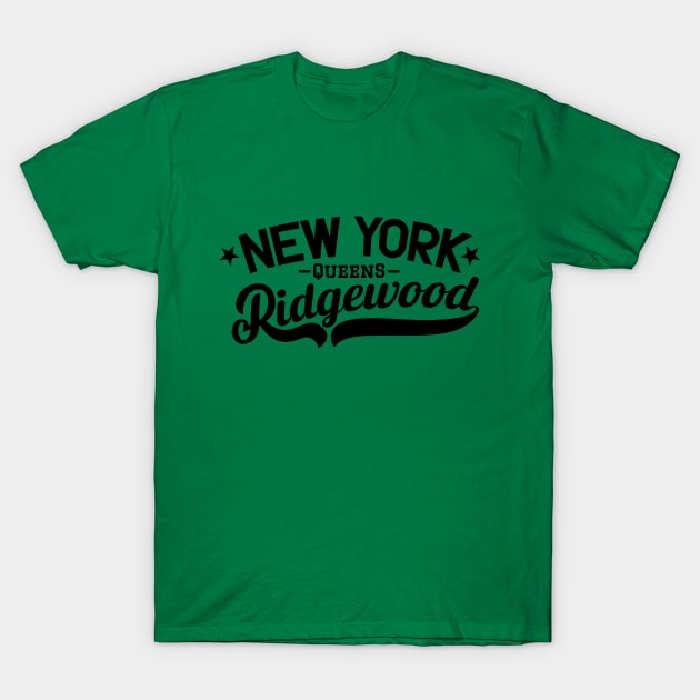 Ridgewood - A Vibrant New York Queens Neighborhood T-Shirt by Boogosh